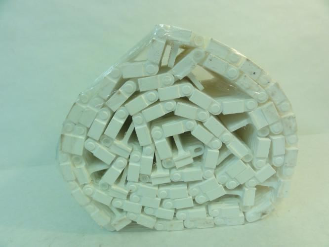 Rexnord WHT5966-9; Flat Top Conveyor Chain; 7.69" W; 9FT Length