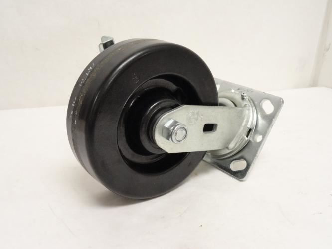 G&R 36PHW0620SCBG; Medium-Duty Swivel Plate Caster; 6" OD