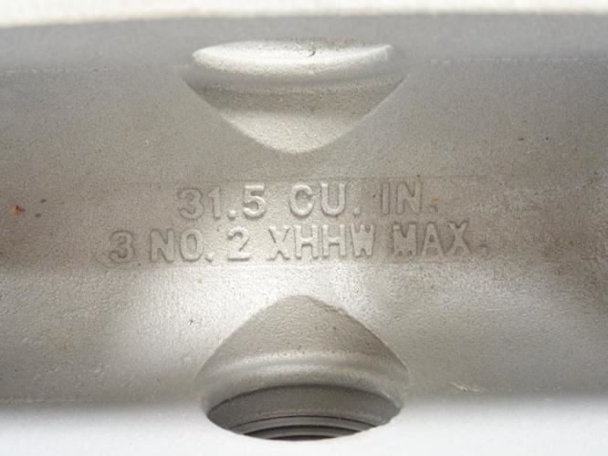 Appleton X125-M; Conduit Body; 1-1/4NPT; Form 35; Malleable Iron