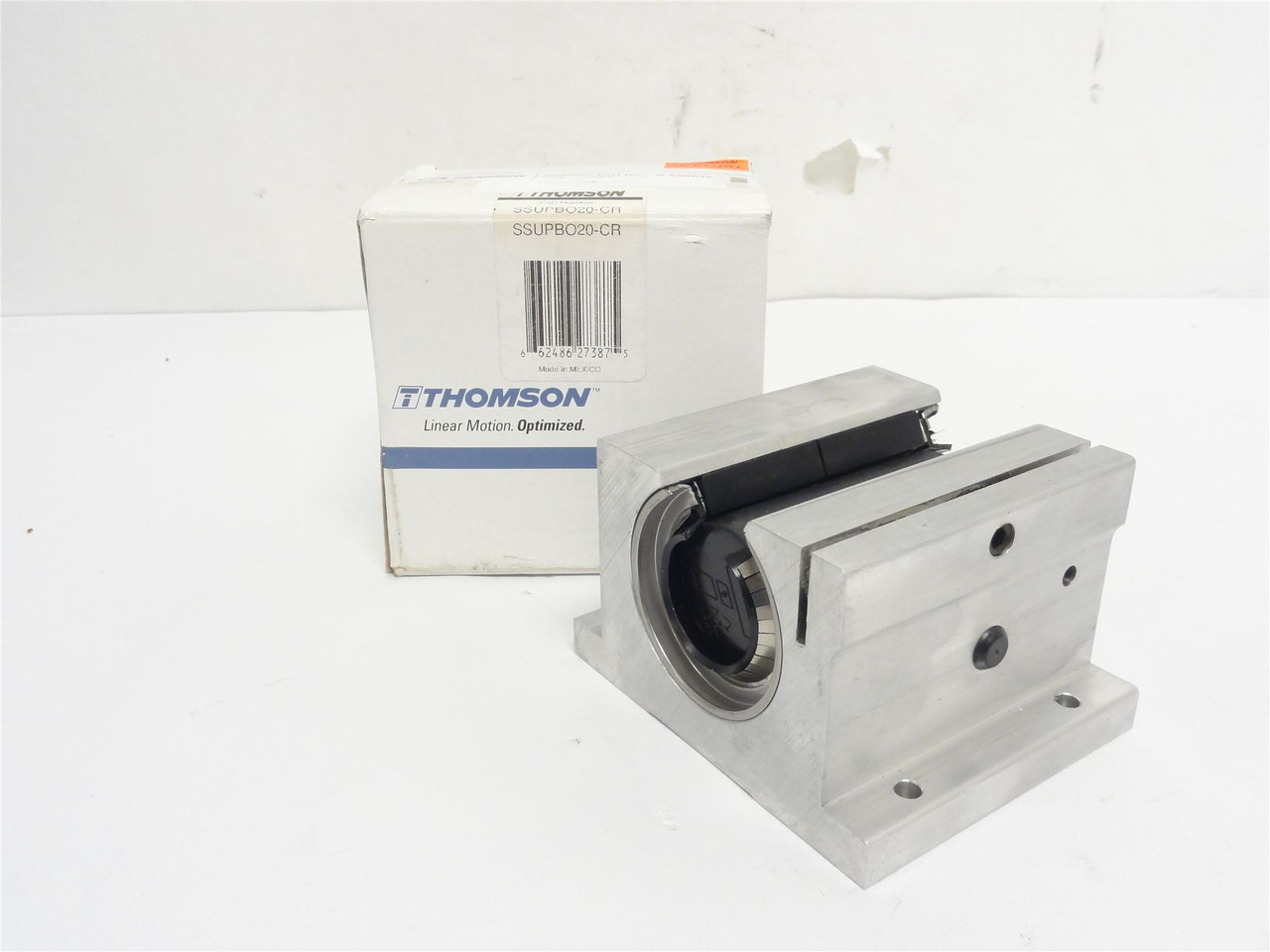 Thompson SSUPBO20-CR; Open Round Shaft Pillow Block; 1-1/4"ID