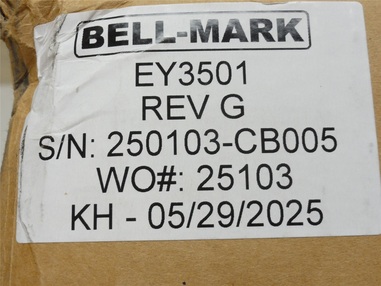 Bell-Mark EY3501; Thermal Transfer Overprinter Controller