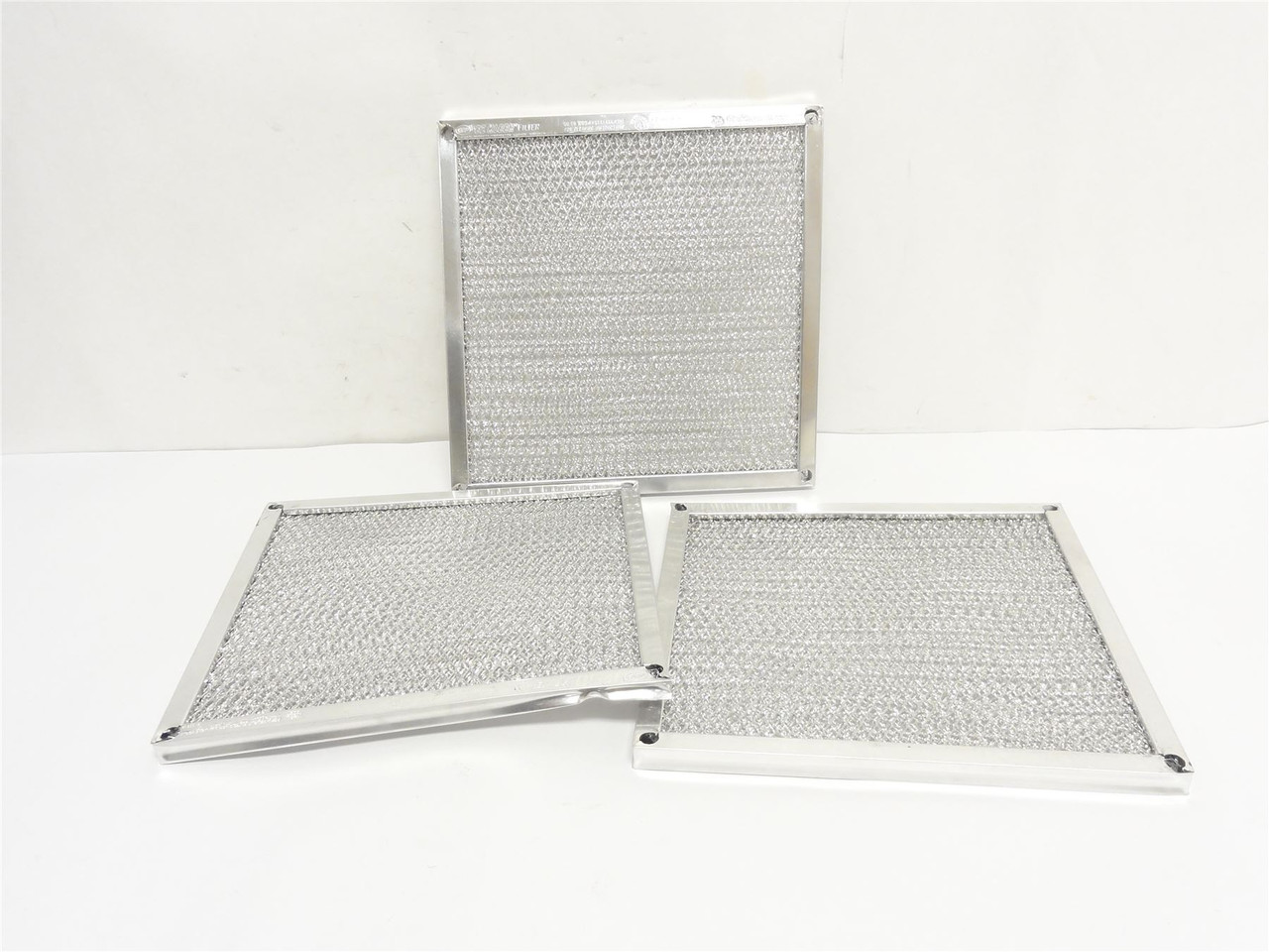EZ-Kleen S-1006-16; Lot-3; Metal Mesh Filters; 8-3/4" x 8-3/4"