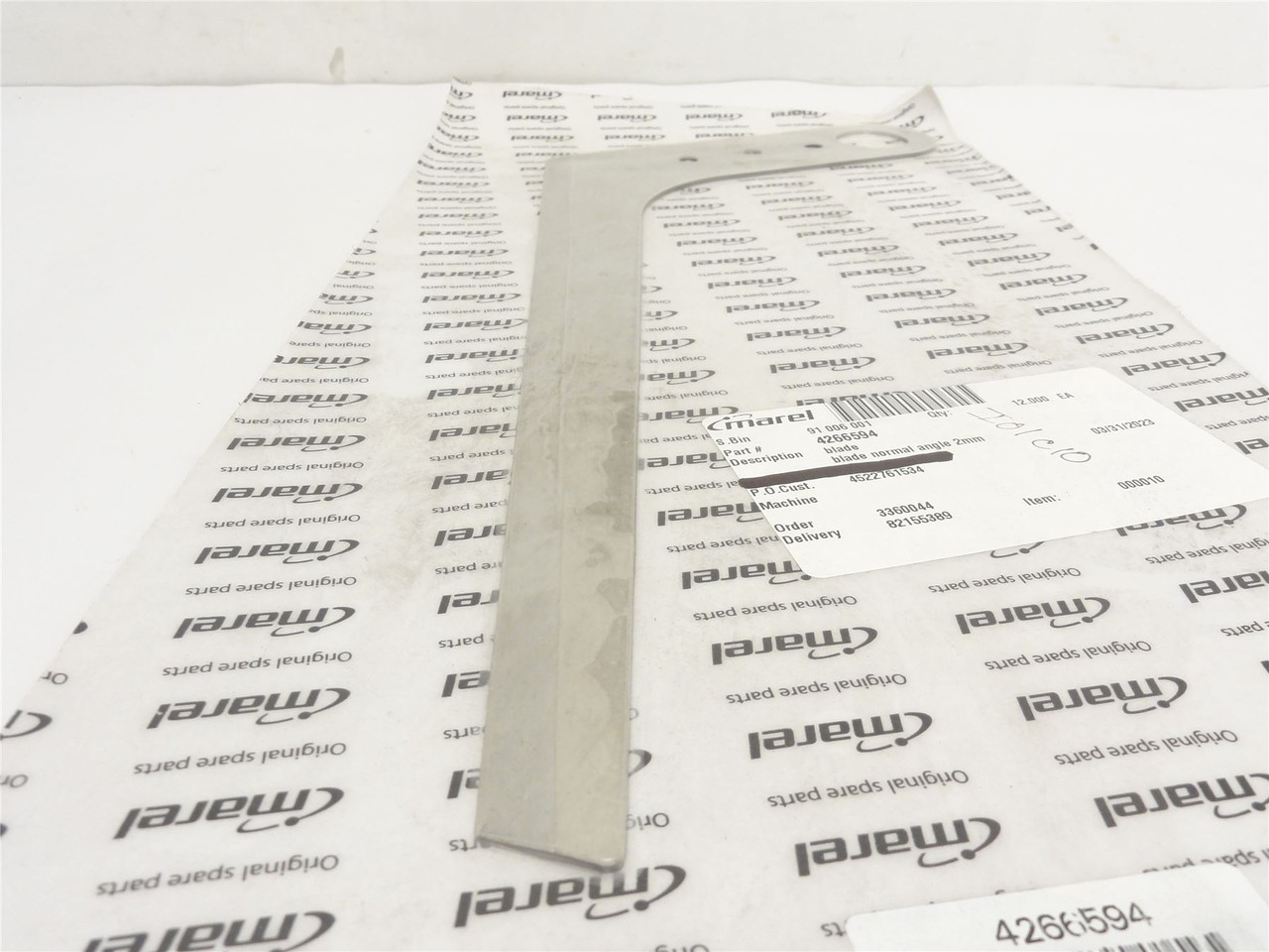 Marel 4266594; Straight IBM Knife; 2mm