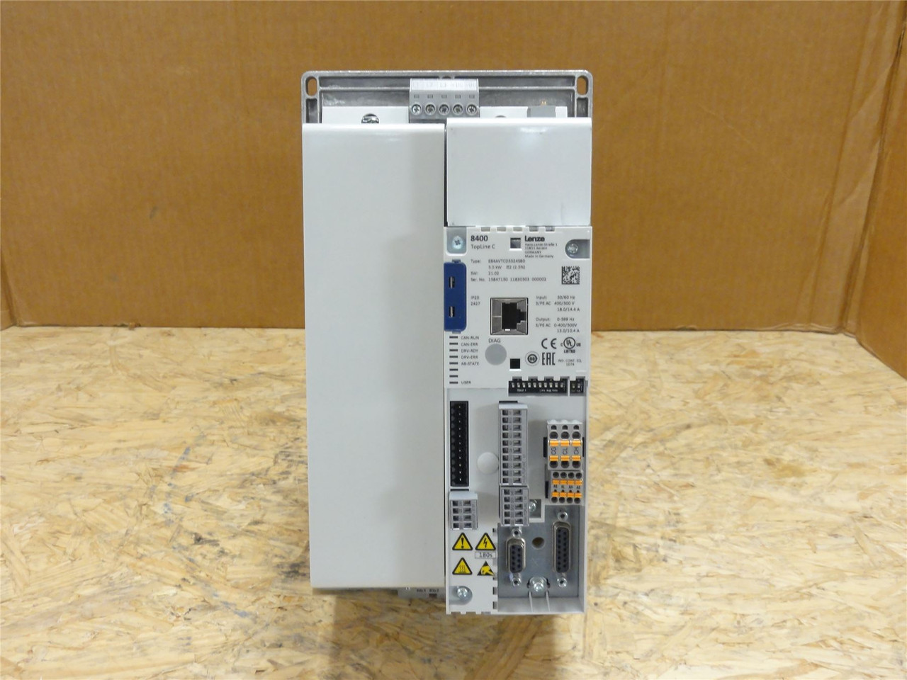 Lenze E84AVTCD5524SB0; Freq-Convertor; 5.5kW; 400-500VBAC In