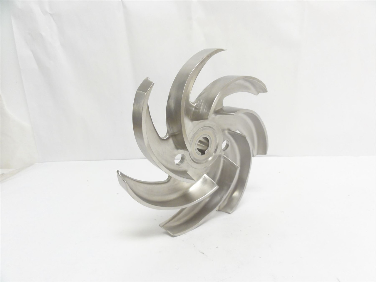 Ampco 55500256;  V540 Pump Impeller; SS; 18mmID; 8"OD