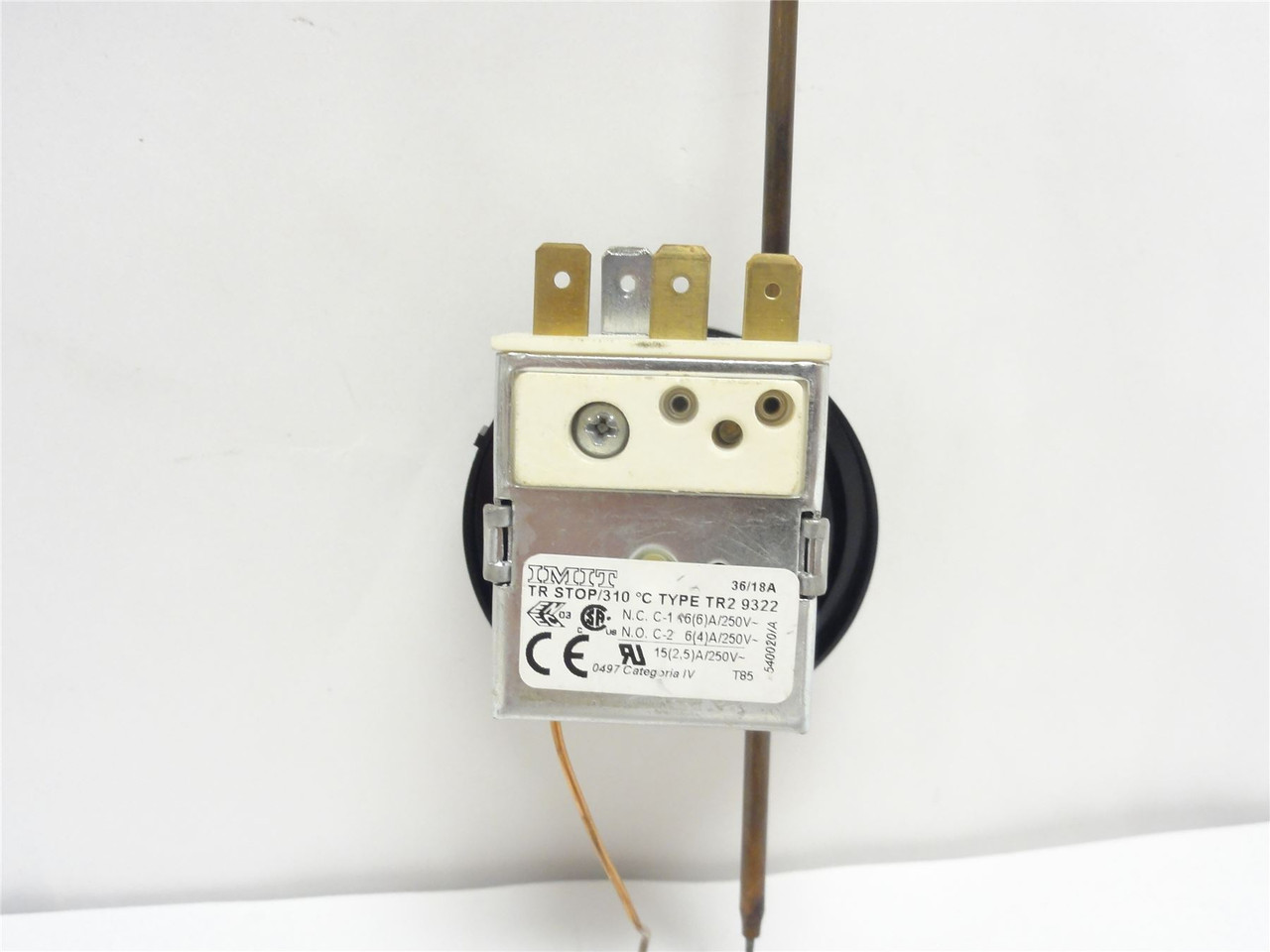 IMIT TR2-9322; High Temp Capillary Thermostat 0-300Deg Celsius