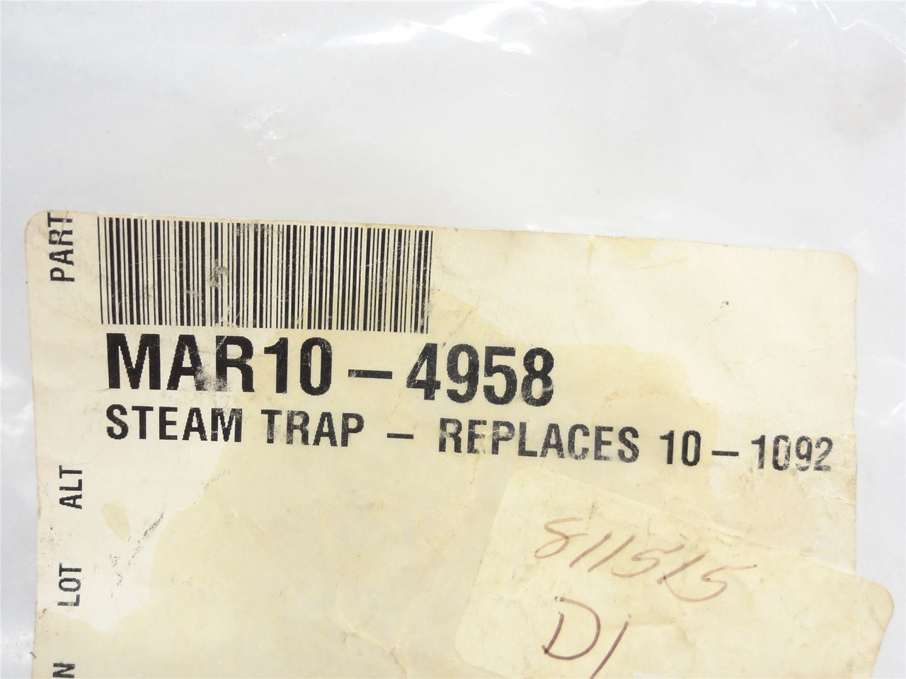 Market Forge 1117187; Steam Trap Assembly; 3/8 x 1/2NPT