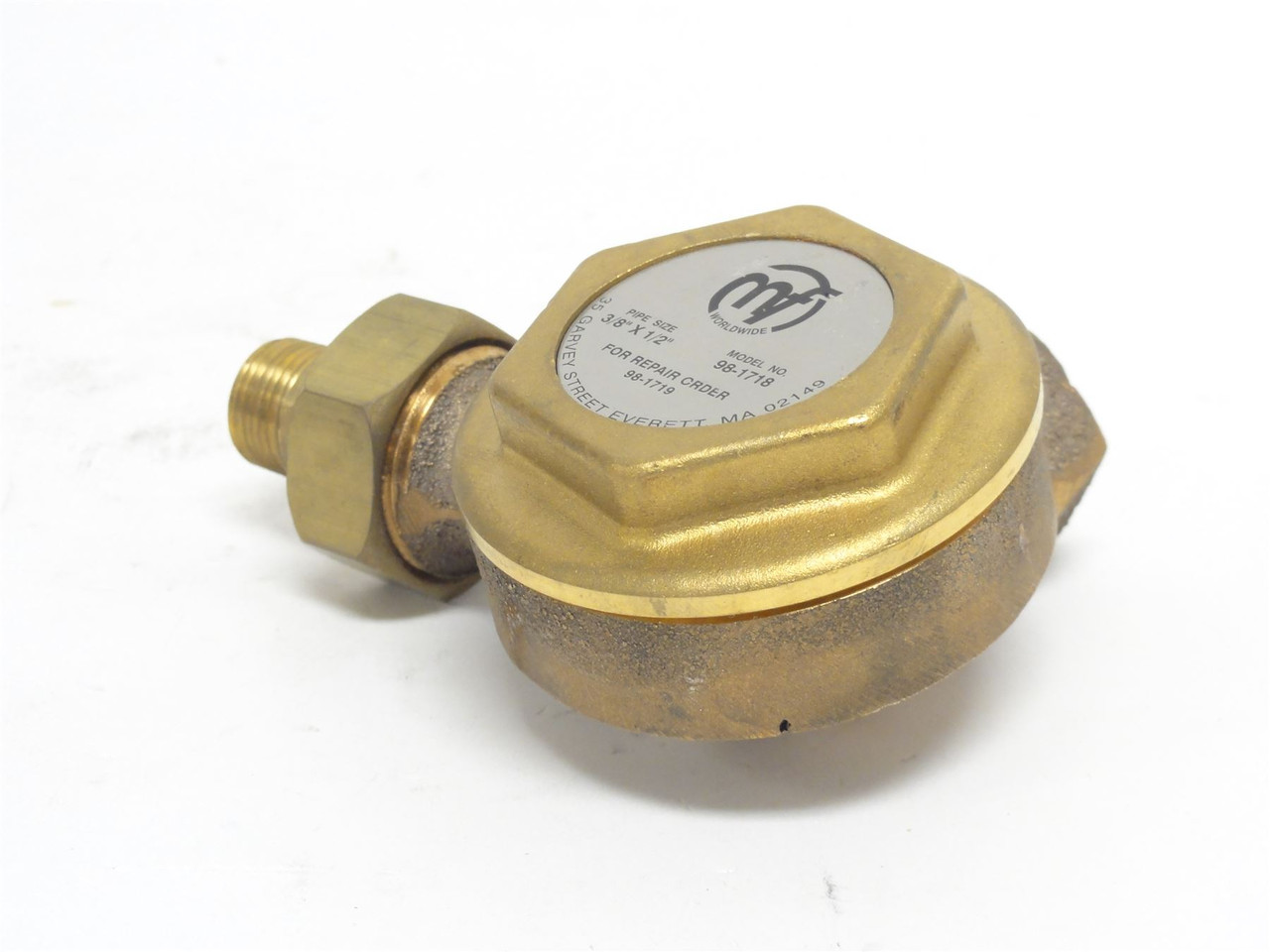 Market Forge 1117187; Steam Trap Assembly; 3/8 x 1/2NPT