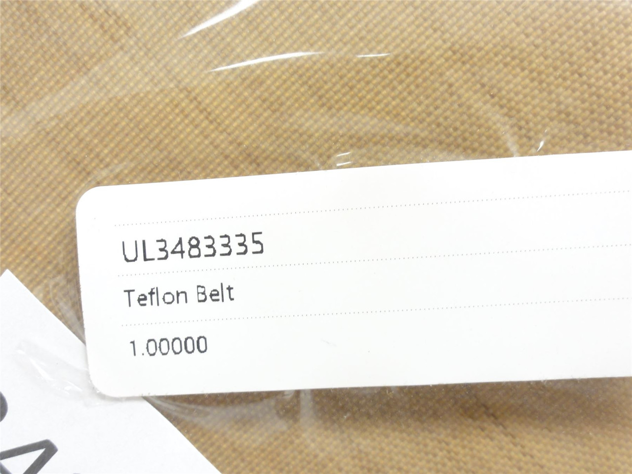 Ulma 3483335; Teflon Feed Belt; 1m Long; 16-7/8" Width