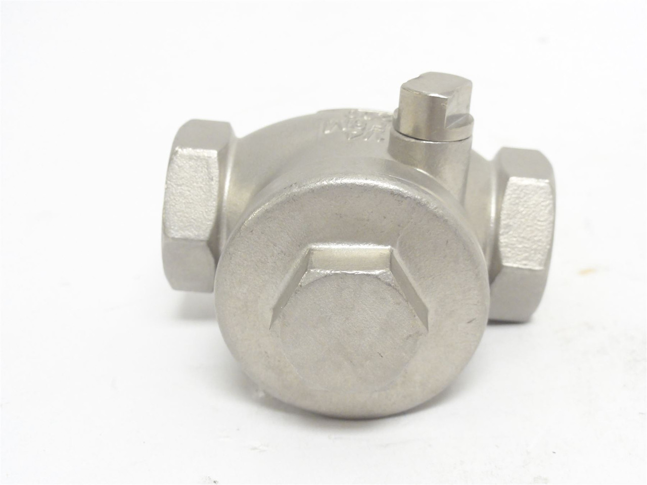 Industry-Std 61DU88; Swing Check Valve; SS; 1/4NPT; CF8M Body