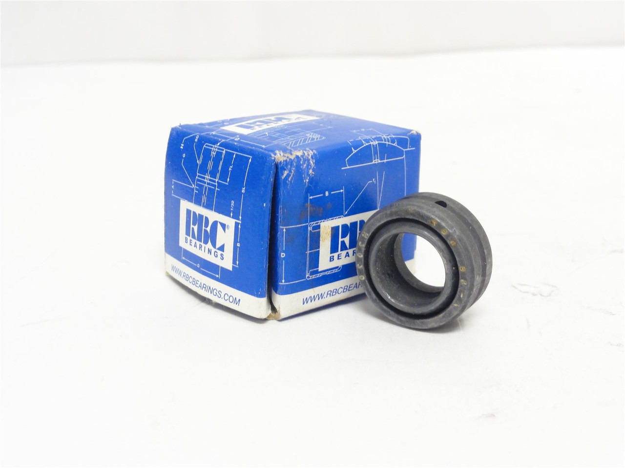RBC B8L; Spherical Plain Bearing 1/2"ID x 7/8"OD