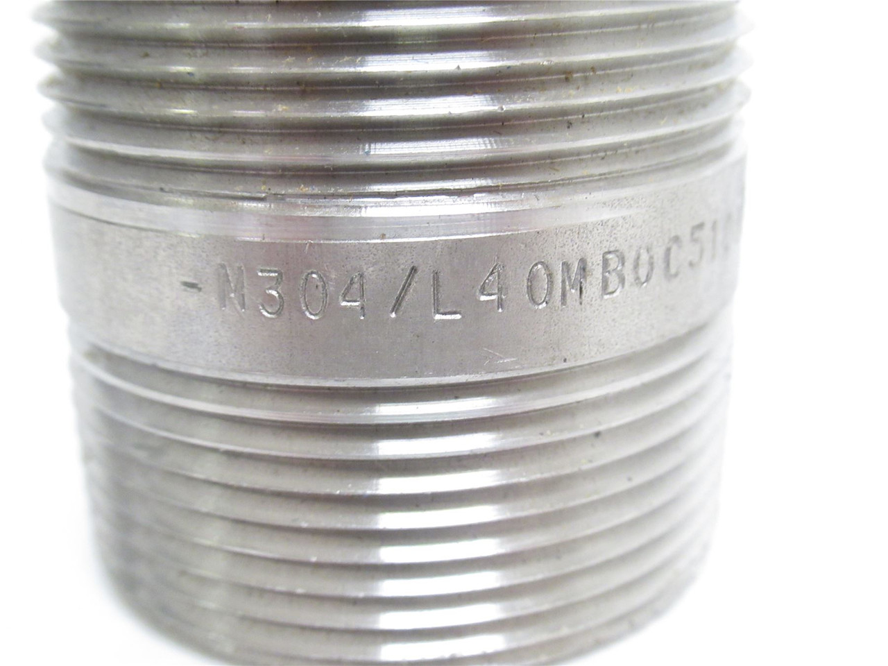 Industry-Std 1XBA3; Pipe Nipple SS-316; 1-1/4 NPT; 2" Long