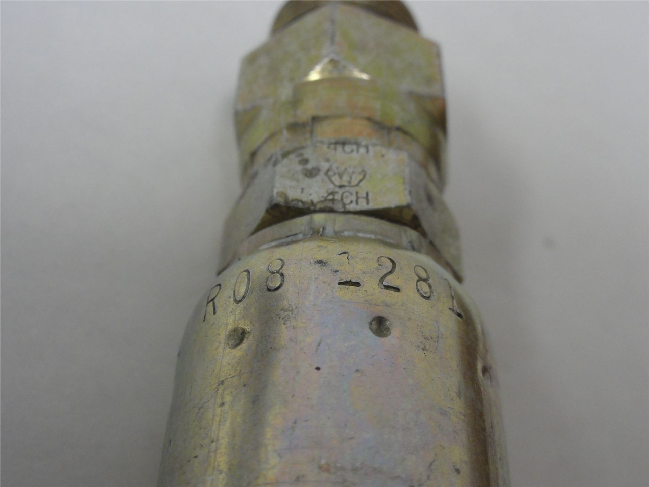 Eaton 08U-R08-1281; Hose Fitting; 1/2" Hose x 1/2" JIC