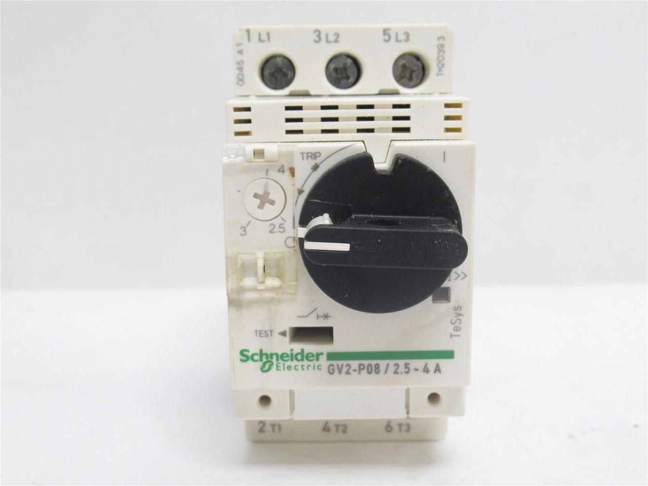 Schneider GV2P08; Motor Protector; 2.5-4A; 3P; 600VAC