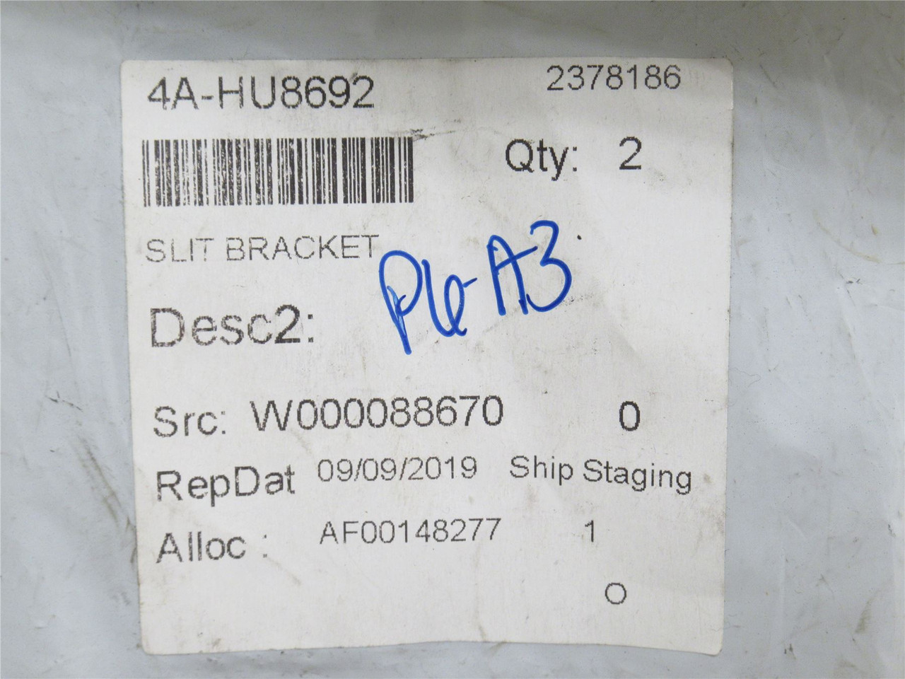 MFG- 4A-HU8692; Lot-4; Stainless Steel Brackets