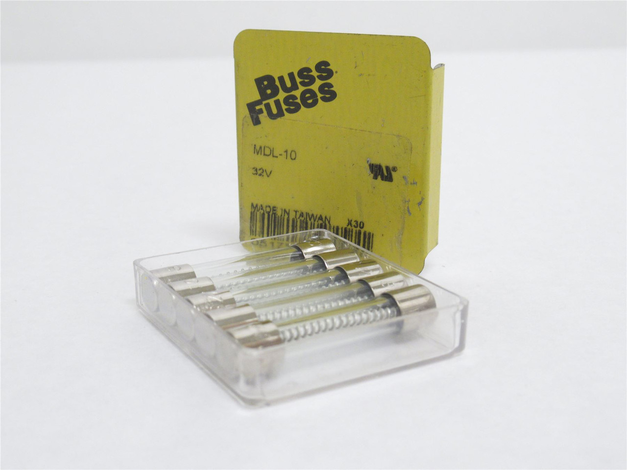 Bussmann MDL-10; Box-5; Glass Cartridge Fuses; 10A; 32VAC