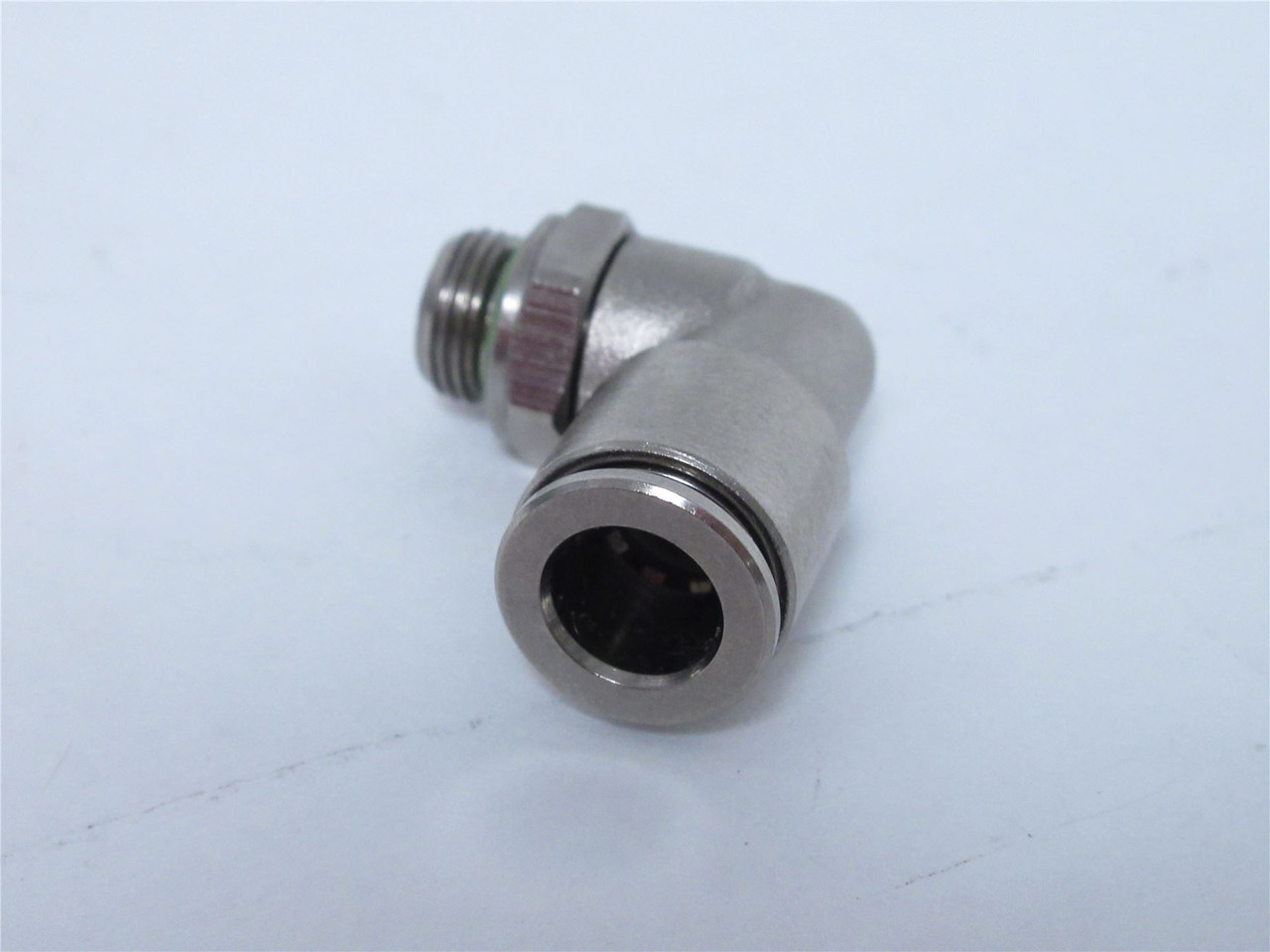 MAREL 2330876; Tube Elbow; 90Deg; 5/16" PTC x M10-1 Thread