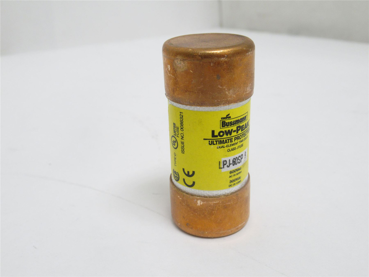 Bussmann LPJ-60SP; Time Lag Fuse; 60A; 600VAC; 300VDC