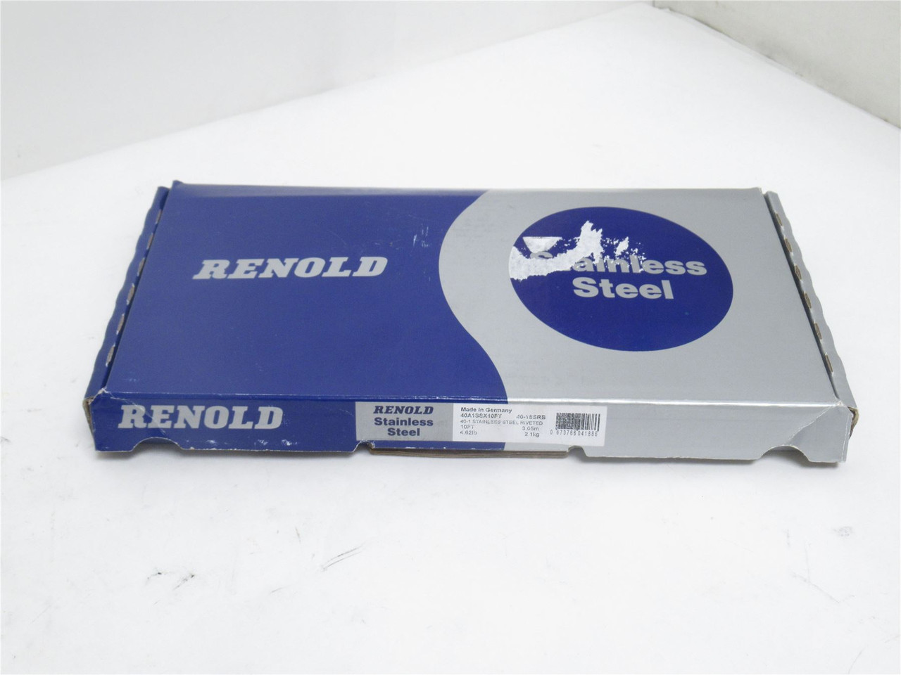 Renold 40A1SSX10FT; Drive Chain #40; SS; Single Strand; 10' L