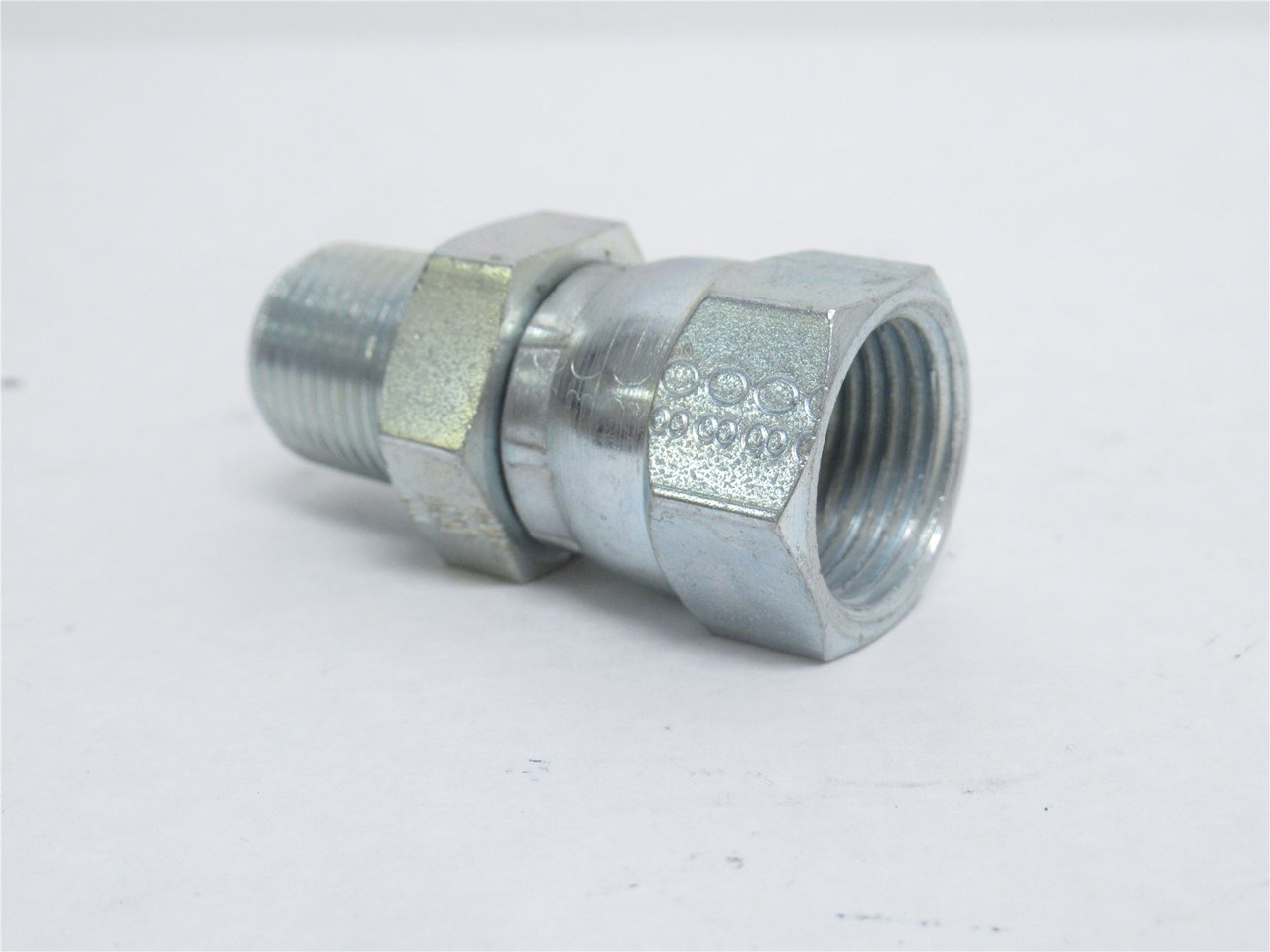 Eaton 2045-6-8S; Swivel Fitting; 3/8MNPT x 1/2FNPT