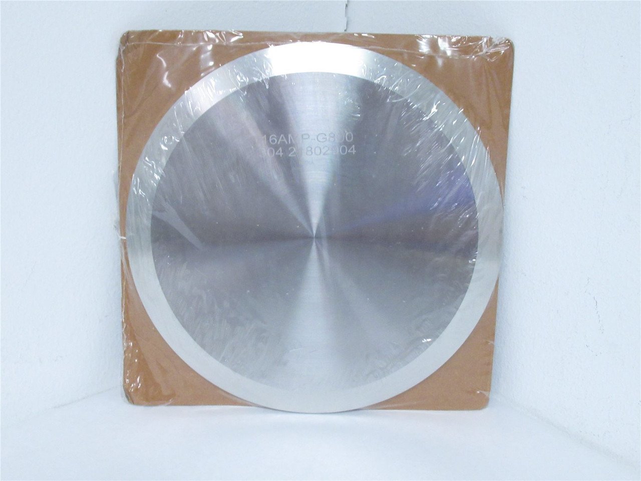 DIXON 16AMP-G800; Solid End Cap; 8" OD; 304 SS