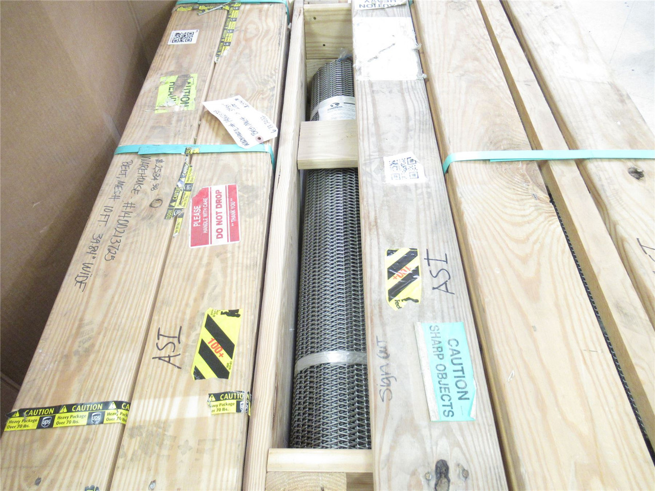 Cambridge 412100238; SS Mesh Belt; 39.8" Wide x 50' Long