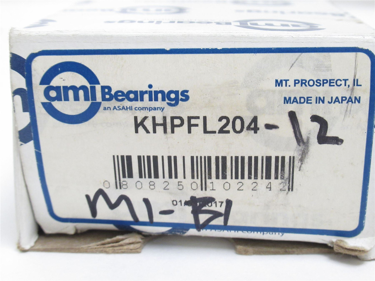 AMI KHPFL204-12; Flange Bearing; 3/4"ID; 2-Bolt
