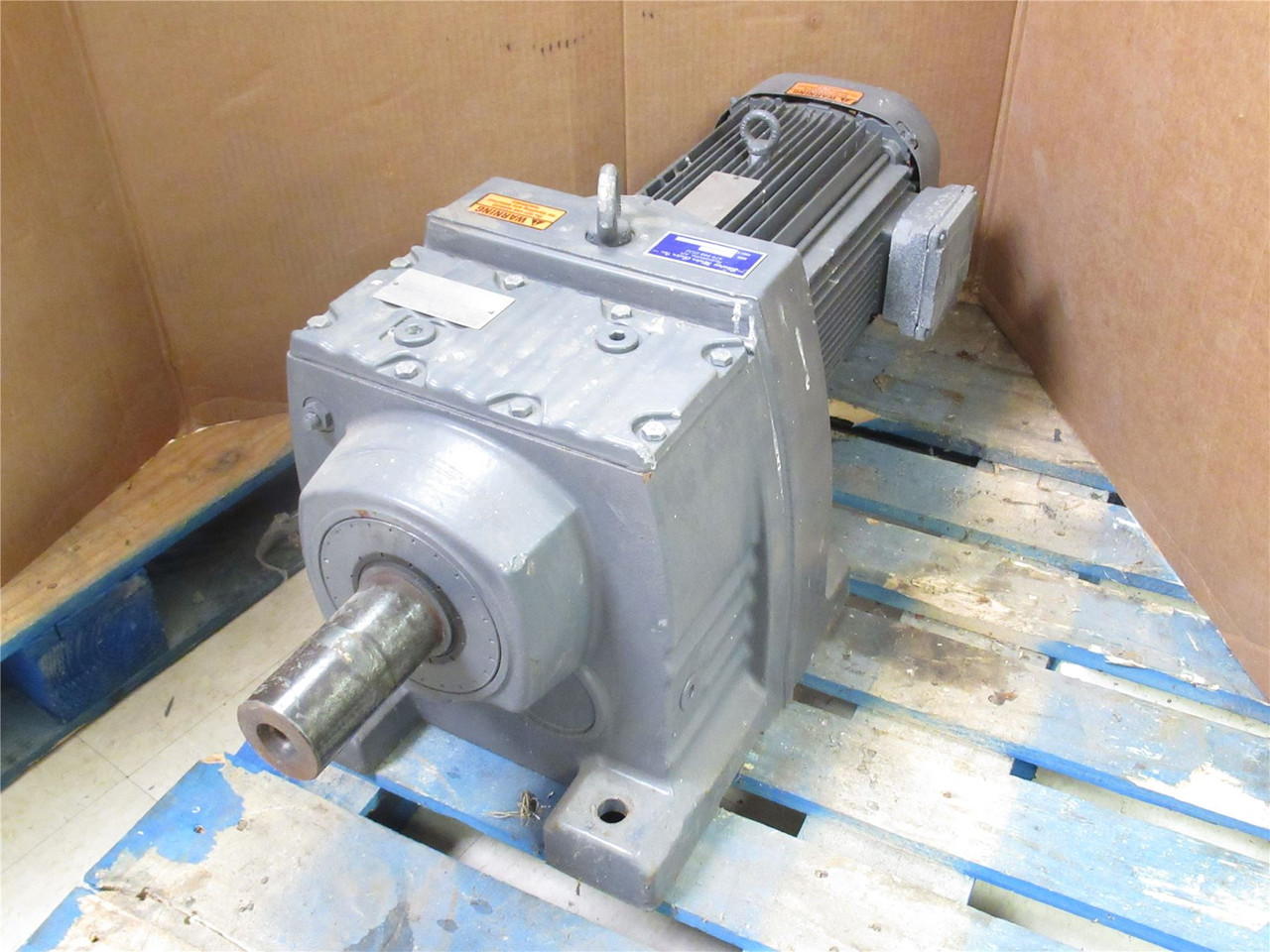 SEW R97 DRN132S4/DH; AC Gearmotor; 47.58:1 Ratio; 230/460V; 1800RPM