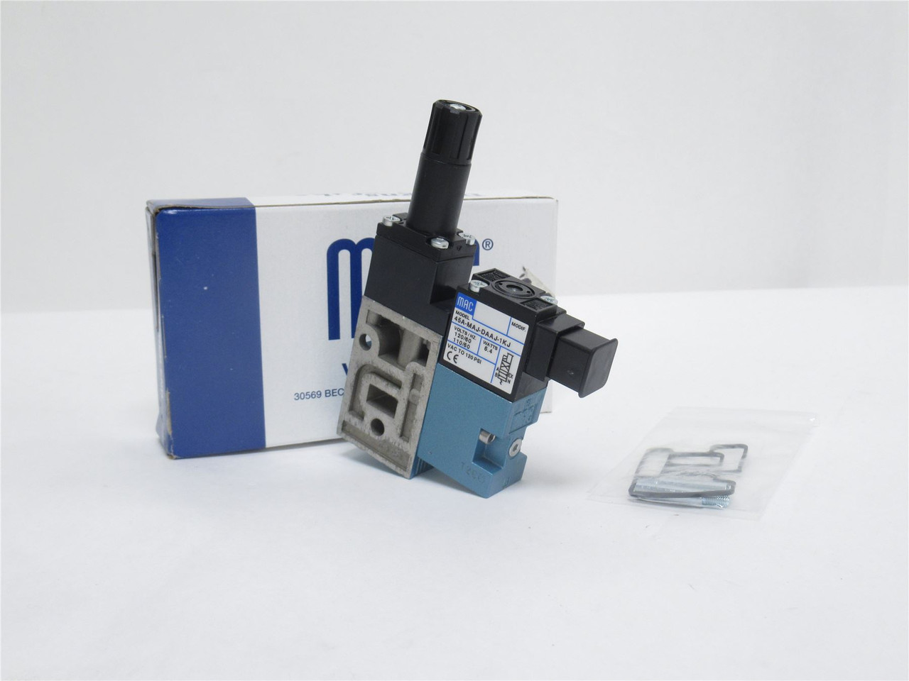 MAC 45A-MAJ-DAAJ-1KJ; Solenoid Valve; 0-120PSI; 110/120VAC