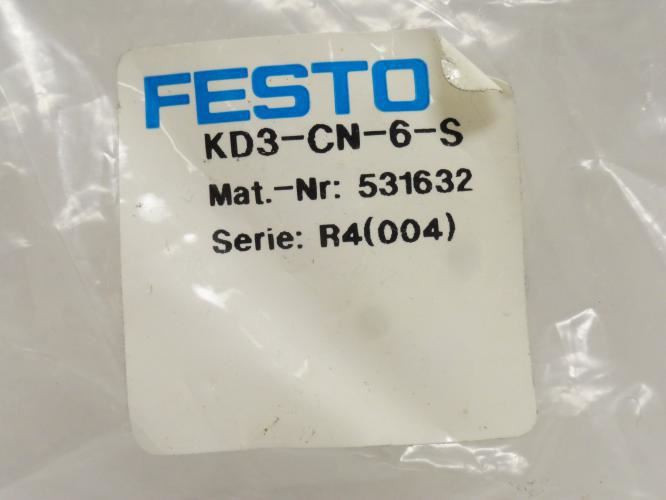 Festo KD3-CN-6-S; Quick Coupling Socket 531632; 4.9mm