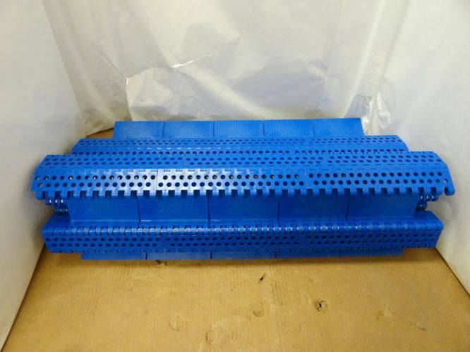 Habasit HDU620; Flighted Belt; Blue; 33.6" W x 10' L Total