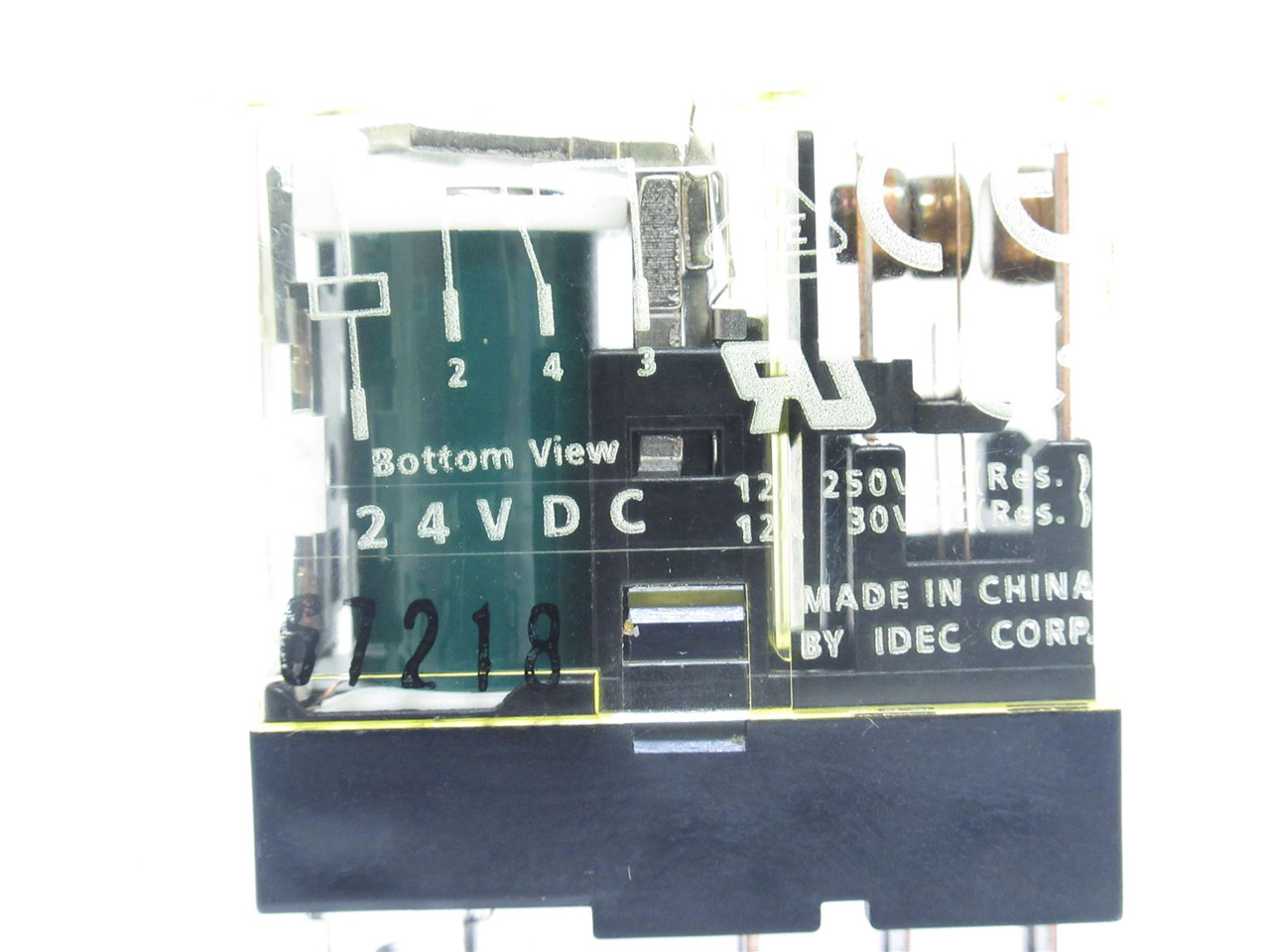 Idec RJ15-CL-D24; Power Relay; SPDT; 24VDC; 12A; Non Latching