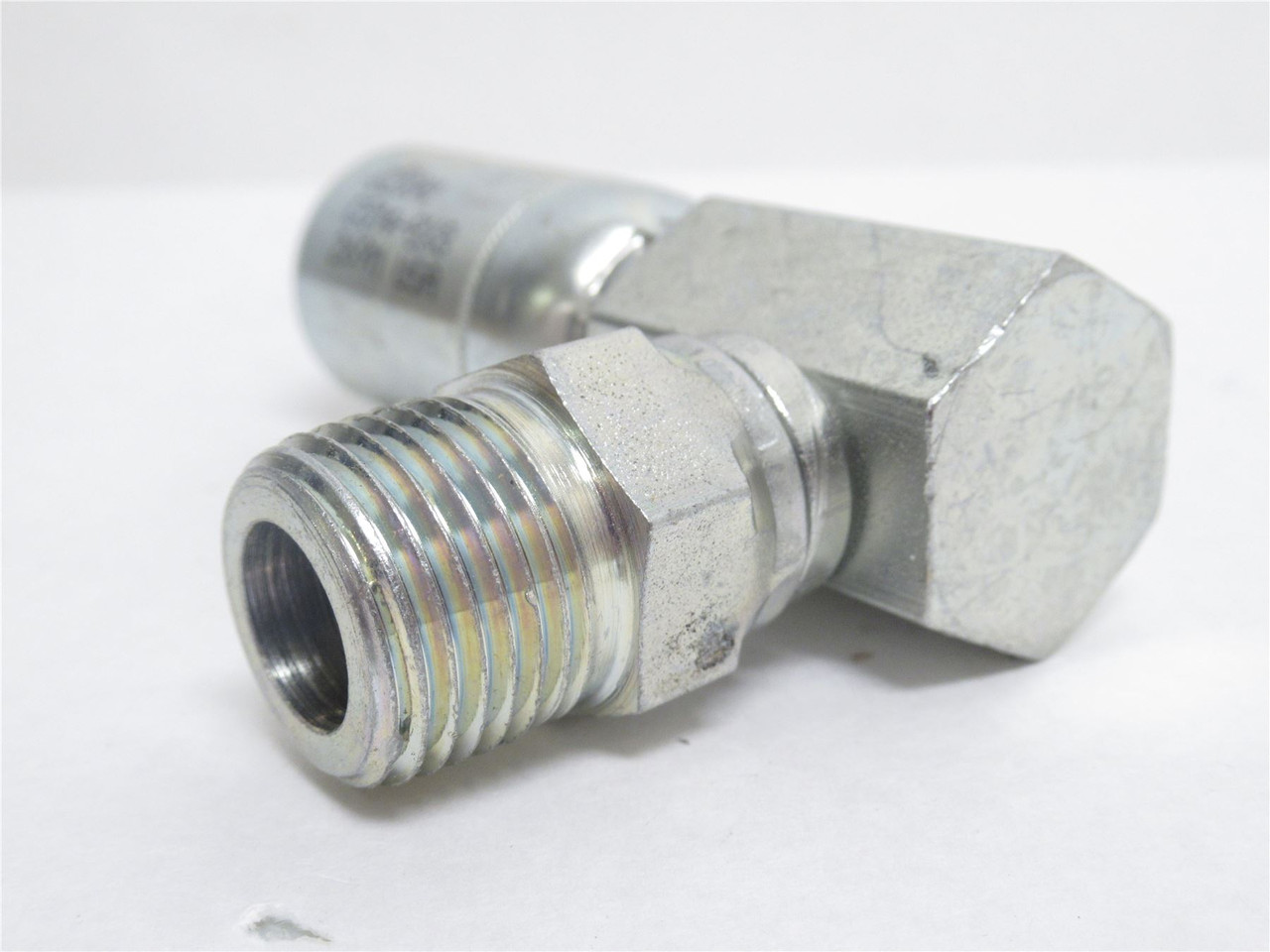 Couplamatic CS14-8X8; Male Swivel 90Deg; 1/2" Hose x 1/2NPT