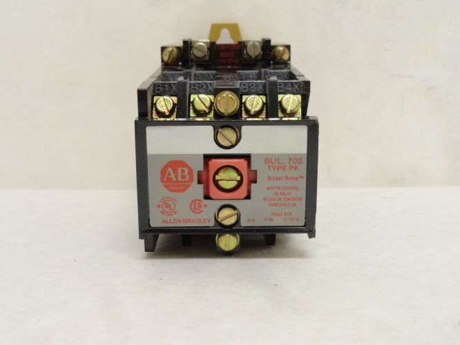 Allen-Bradley 700-PK800A1; Relay 20A; 600VAC; Coil: 115-120VAC
