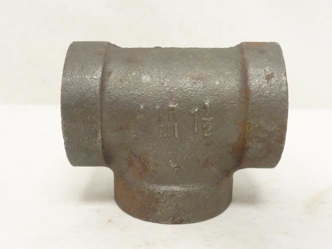 Industry-Std 1LBX8; Malleable Iron Tee; 1-1/2FNPT; Class: 300