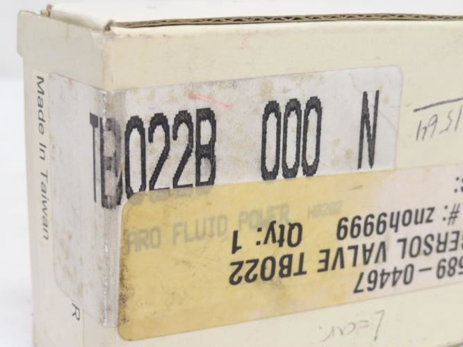 Ingersoll Rand TB022B-000-N; Brass Valve; 2 Way; 1/4" NPT