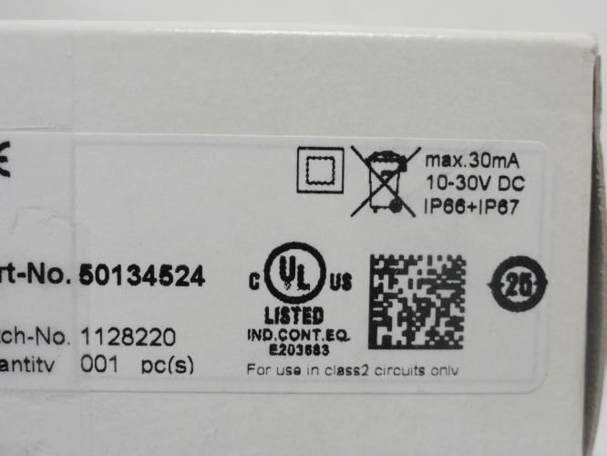 Leuze 50134524; Proximity Sensor; 10-30VDC; 2000mm cable Length