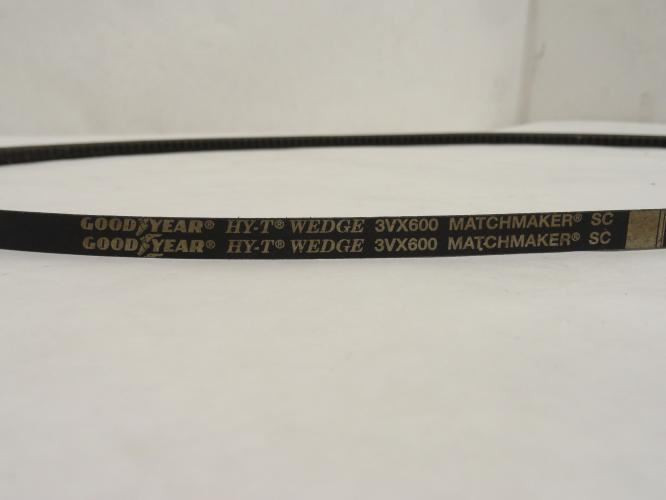Goodyear 3VX600; Hy-T Wedge V-Belt 60" Long; 3/8" Top Width