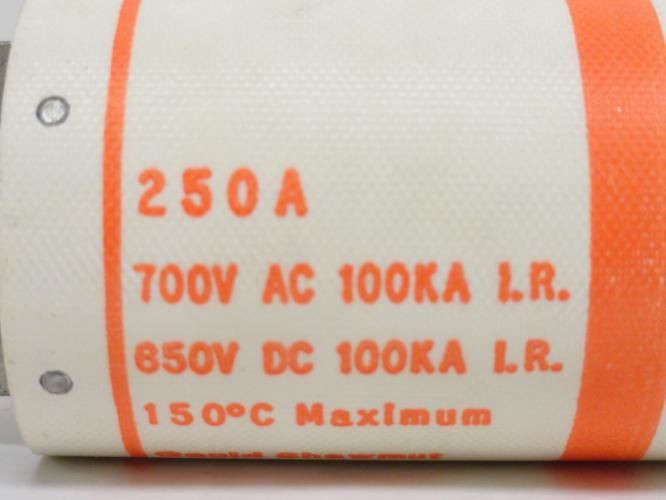 Gould A70P250-4; Form 101 Semiconductor Fuse 250A 700VAC/DC