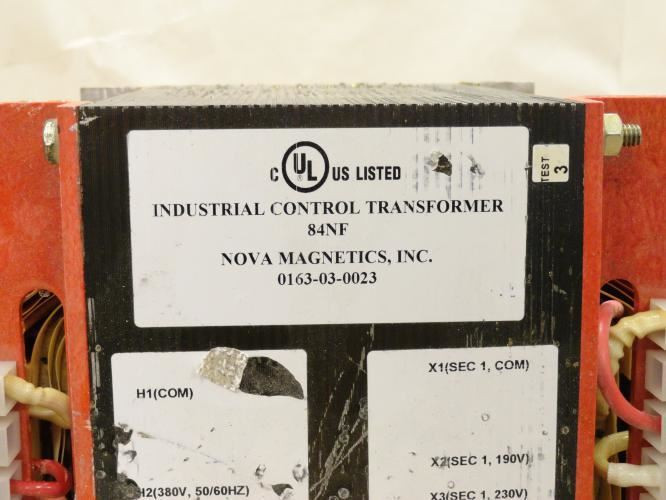 Nova 0163-03-0023; Industrial Control Transformer; 3.5kVA