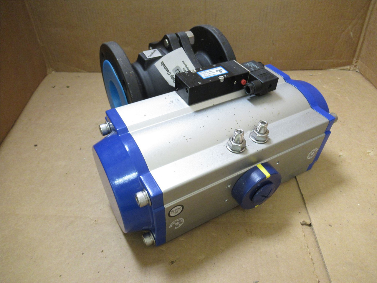 DynaQuip V5C6.EJ; Actuated Flanged Valve; Class: 150; Size 3"