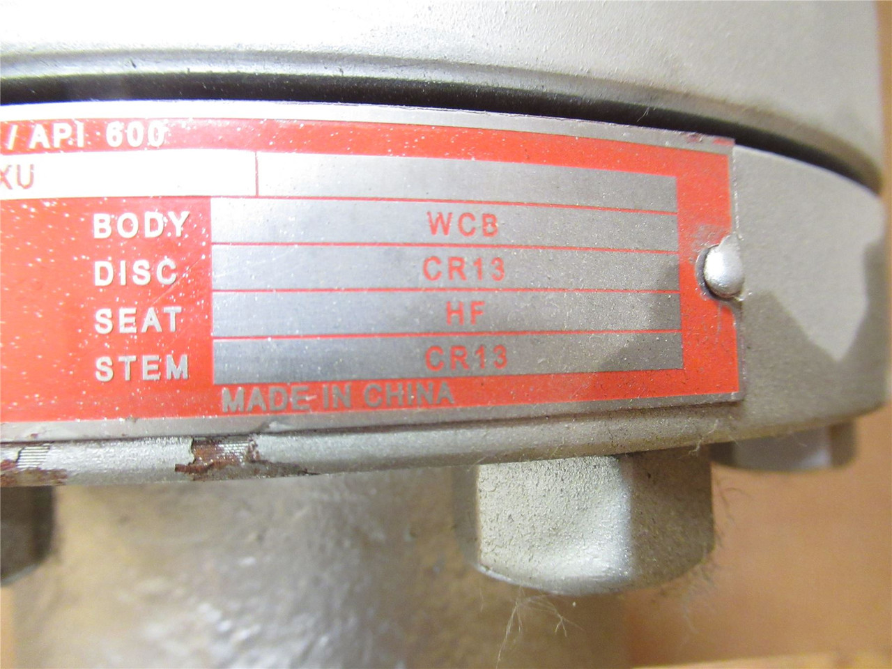 Crane VCR151XU212; Flange Globe Valve 2-1/2" Class 300; 740Psi
