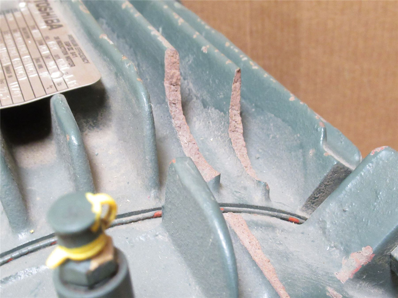 Toshiba B0252FLG3BMHJ0L; AC Motor 25Hp 460V 3520RPM; 3Ph; 28A; 60Hz