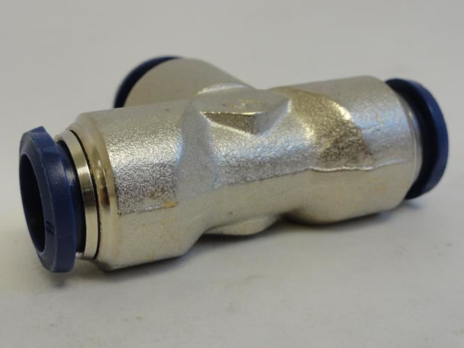 Alpha 3604-62-00; Union Tee; PTC;  # 8 Tube; Nickel Plate Brass