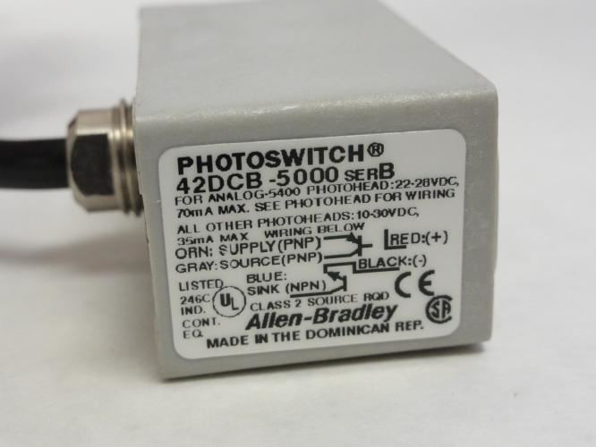 Allen-Bradley 42DCB-5000; Photoelectric Power Base; Blue Line
