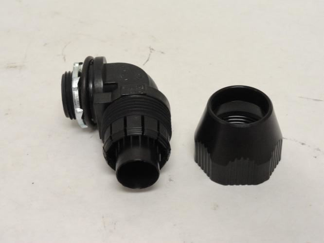 T&B LT975P; Lot-2 Liquid-Tight Elbow 90Deg; 1/2"; Black