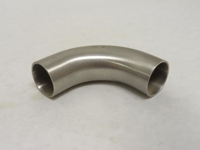 Industry-Std 11P849; Long Tangent Elbow; SS-316L; 1" Butt Weld