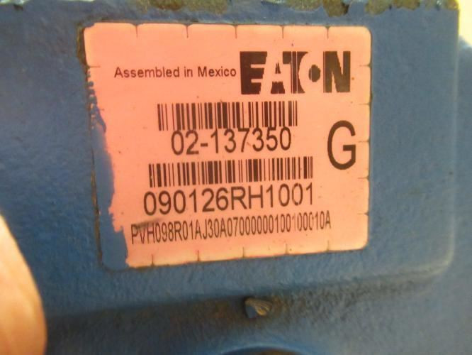 Eaton 02-137350; Hydraulic Axial Pump; 98.3 cm�/r Displacement