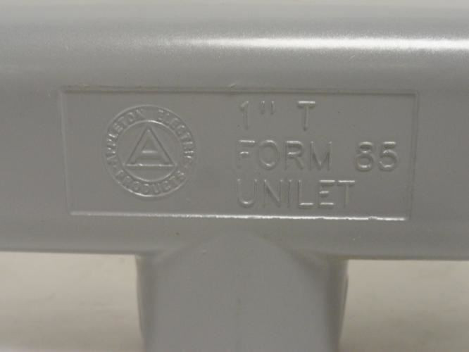 Appleton T100T-A; Conduit Body; Type: T; Size: 1" Thread