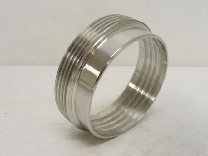 Industry-Std 13Y401; Threaded Long Ferrule; SS-304; Size: 4"